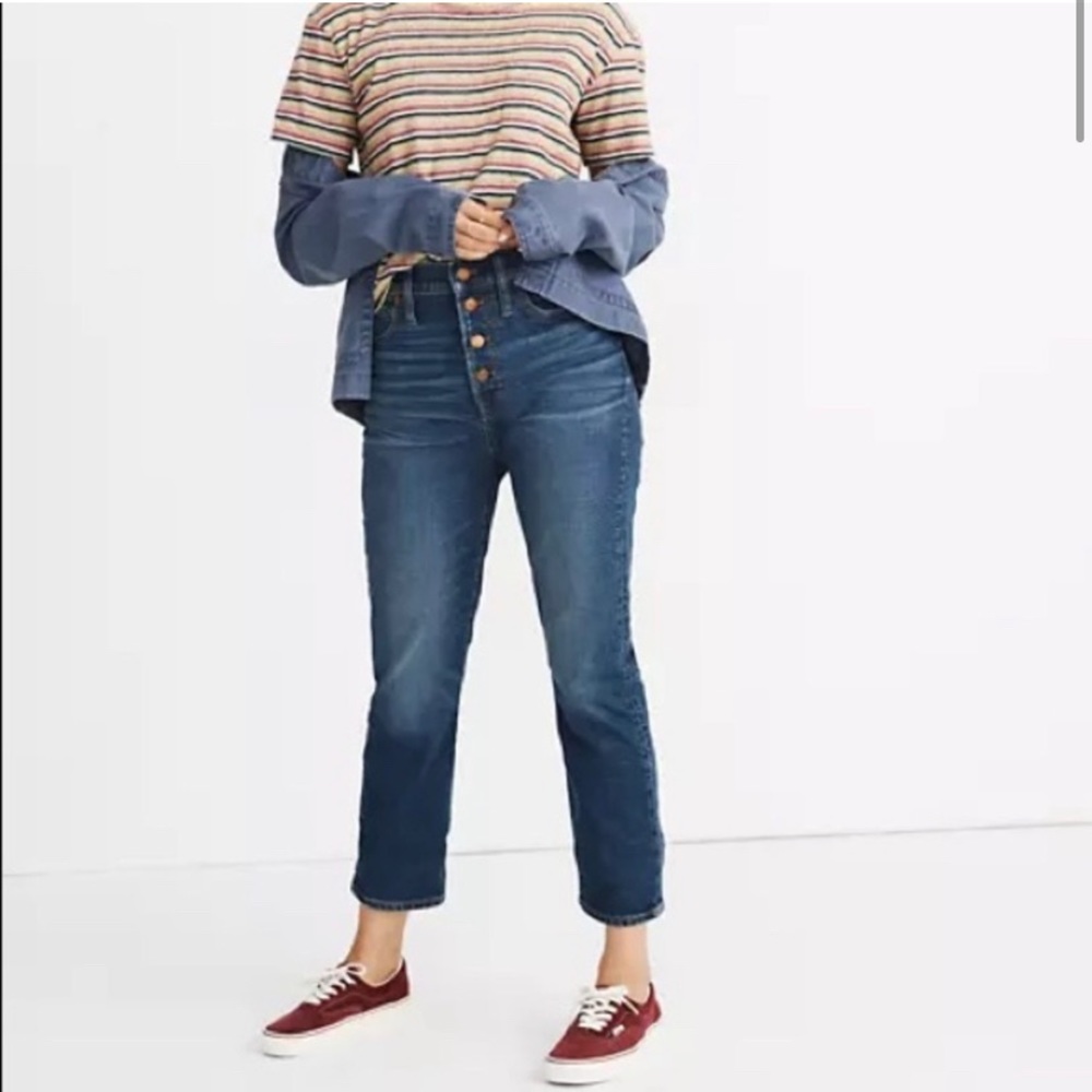 Madewell perfect vintage crop jean